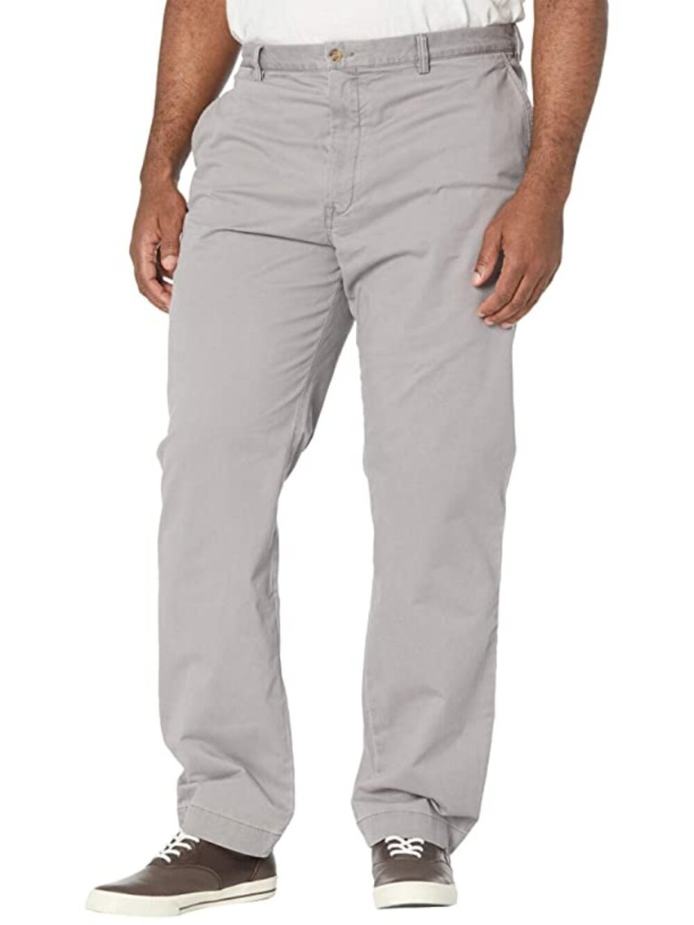 Polo Ralph Lauren Big & Tall Stretch Classic Fit Chino Pants Perfect Grey 48B 32